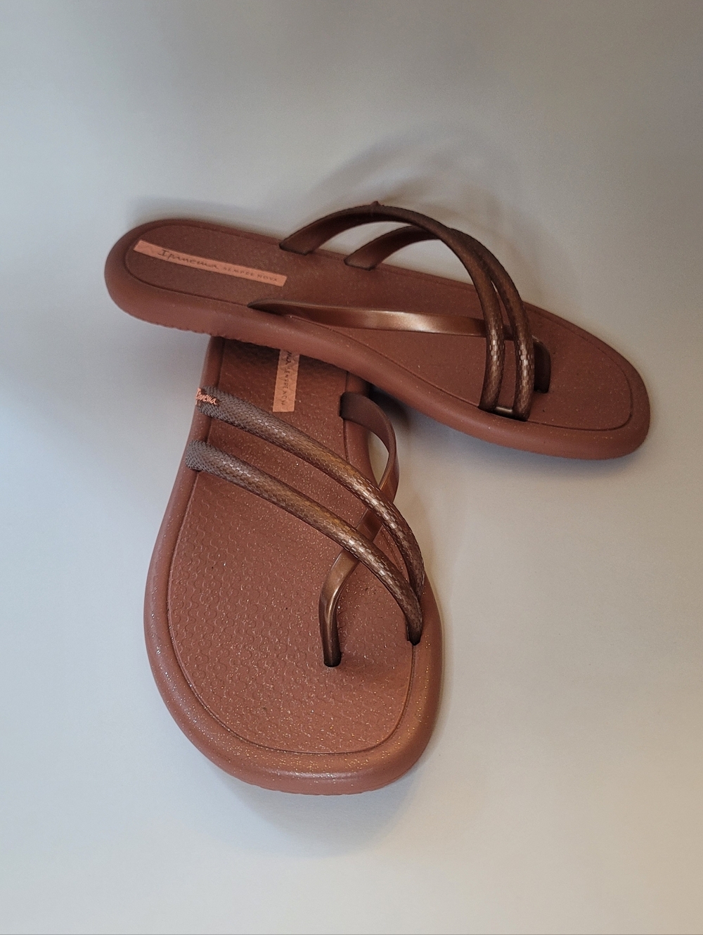 Ipanema Meu Sol Mais Rasteira Ad Sandals - Brown - Size 7 US